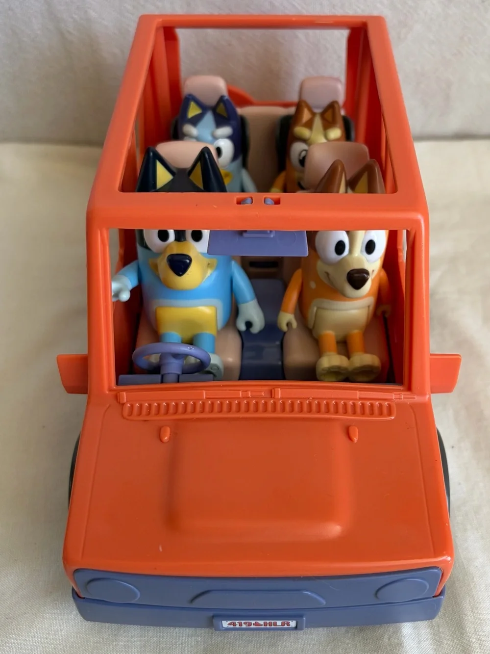 Bluey Turtleboy Complete Playset Playground/park & Heeler Family and 4WD Car